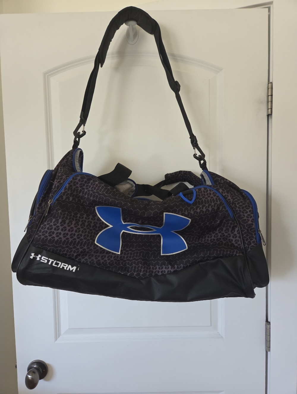 Under Armour Black & Blue Storm Duffle Bag